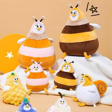 Chubby Vegetable Seagull Stuffed Animal Plush Toy